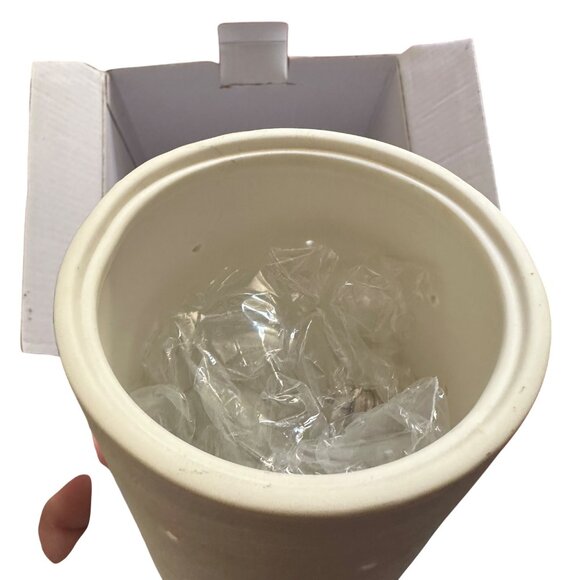 Scentsy Etched Core Premium Wax Warmer for Home Fragrance Cream Ceramic Design - Picture 7 of 9